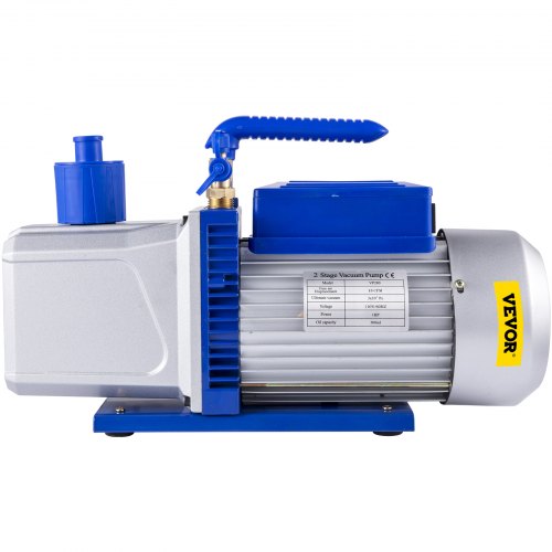 Vacuum Pump 12CFM 1HP Vane Vacuum Pump Two Stage 3 x 101 Pa Ultimate HVAC