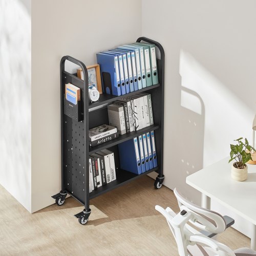 Rolling Library Book Cart 330 lbs Capacity 303 x 15 x 480Inch Library 1