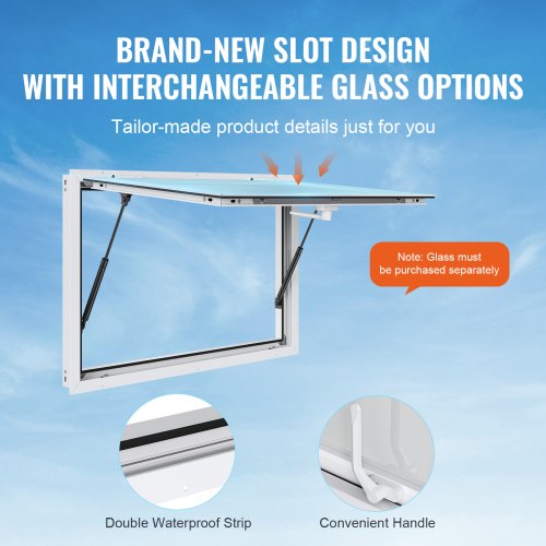 Concession Window for Food Truck 36x24 Aluminum Alloy Food Truck Service