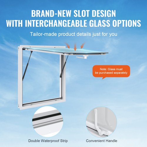 Concession Window for Food Truck 36x36 Aluminum Alloy Food Truck Service