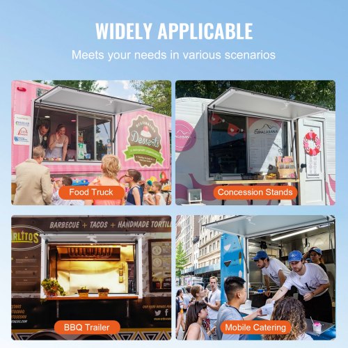 Concession Window for Food Truck 36x36 Aluminum Alloy Food Truck Service