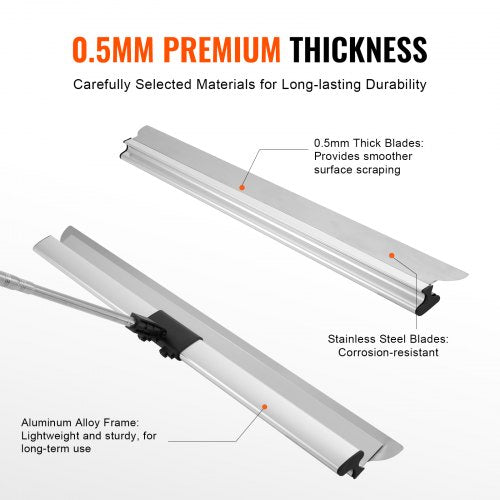 Drywall Skimming Blade48 inch Smoothing Knife Stainless Steel Blade