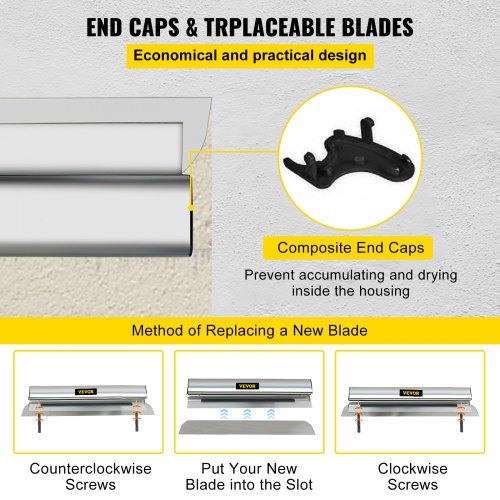 Skimming Blade40 inch Smoothing Knife European Stainless Steel