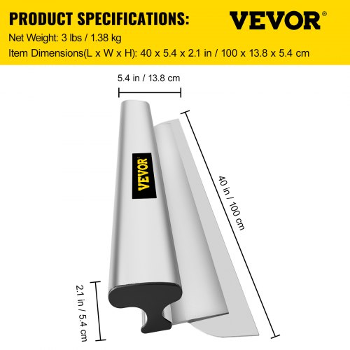 Skimming Blade40 inch Smoothing Knife European Stainless Steel