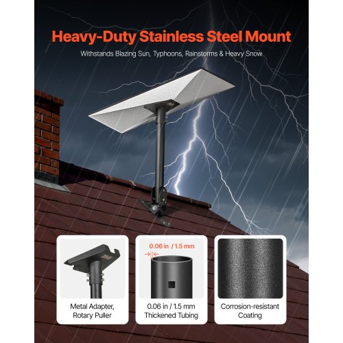 Starlink Gen 3 Roof Mount 30150° Adjustable Angle Mounting Roof Pole