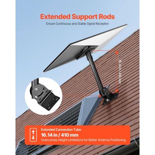 Starlink Gen 3 Roof Mount 30150° Adjustable Angle Mounting Roof Pole