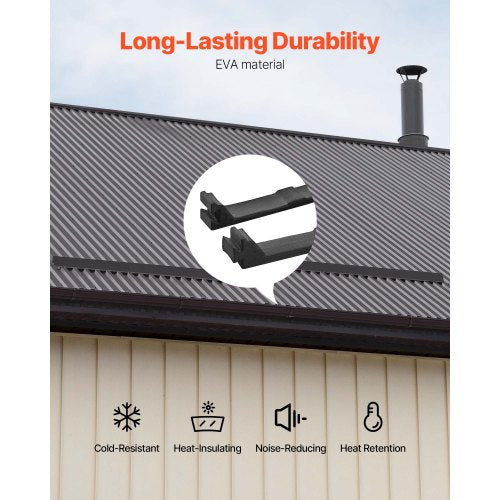 Foam Closure Strips Metal Roof Inside Closure Strip with 2 Rolls of Butyl