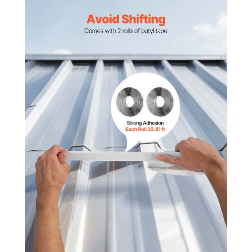 Foam Closure Strips Metal Roof Inside Closure Strip with 2 Rolls of Butyl