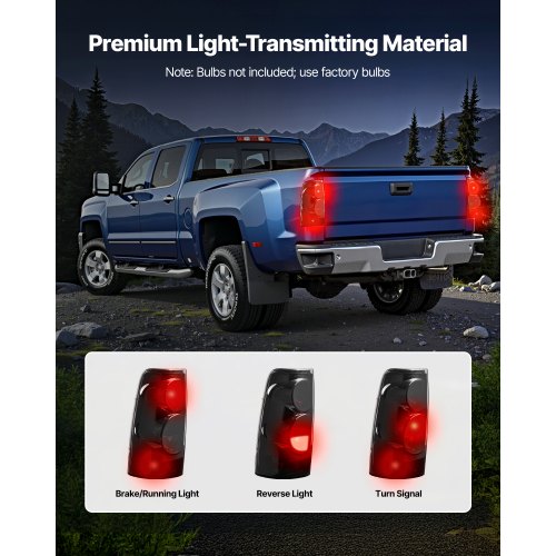 Tail Light Assembly Compatible with 19992006 Chevy Silverado 1500 2500
