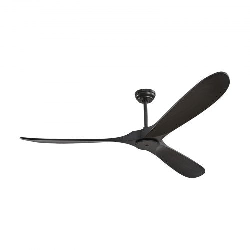 72 Inch Ceiling Fan without Light 6Speed Remote Control 3WoodBlade