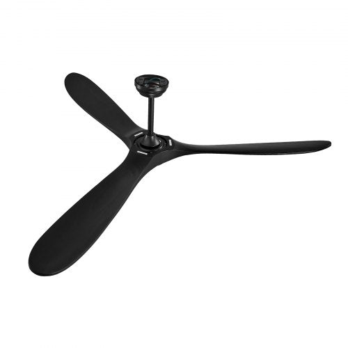 72 Inch Ceiling Fan without Light 6Speed Remote Control 3WoodBlade