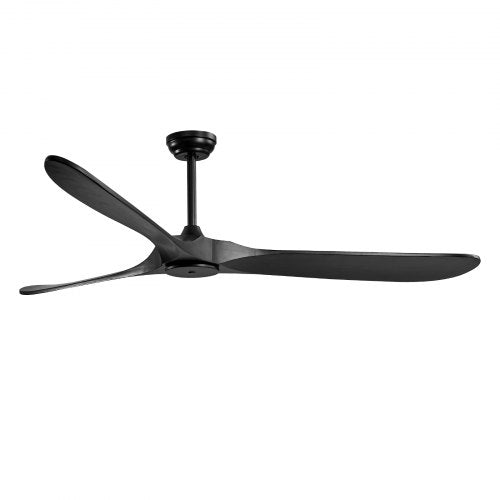 72 Inch Ceiling Fan without Light 6Speed Remote Control 3WoodBlade
