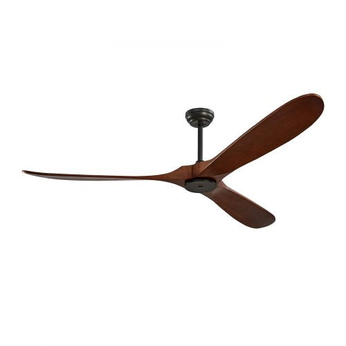 72 Inch Ceiling Fan without Light 6Speed Remote Control 3WoodBlade