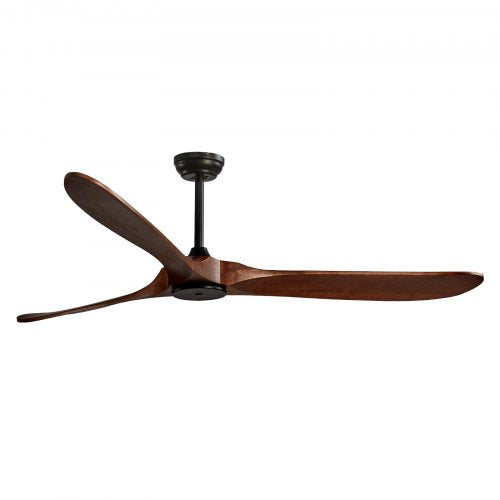 72 Inch Ceiling Fan without Light 6Speed Remote Control 3WoodBlade