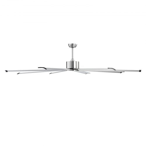 84 In Ceiling Fan without Light 6Speed Remote Control Aluminum 8Blade