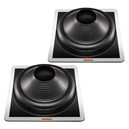 2 Pcs Roof Pipe Flashing Boots Fit Pipe OD 634 to 14 Flexible EDPM