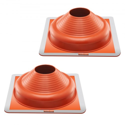 2Pcs Roof Pipe Flashing Boots Fit Pipe OD 634 to 14 Flexible Silicone