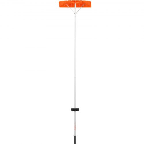 Snow Roof Rake 25 Plastic Blade Snow Removal Tool 21ft Reach Aluminium