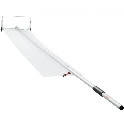 Snow Roof Rake 30ft Reach Aluminium Roof Shovel with Slide Cloth Premium
