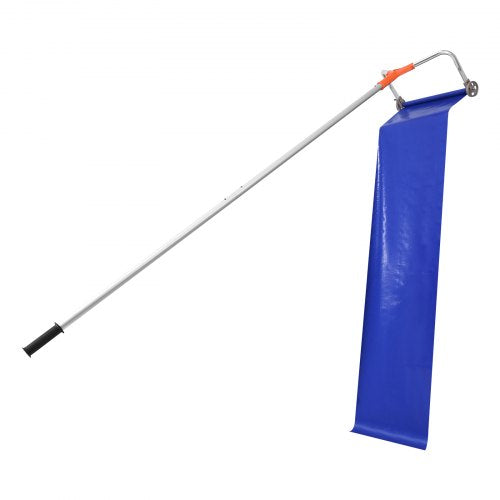Snow Roof Rake 17 in Aluminum Blade 41172 ft Adjustable Roof Snow