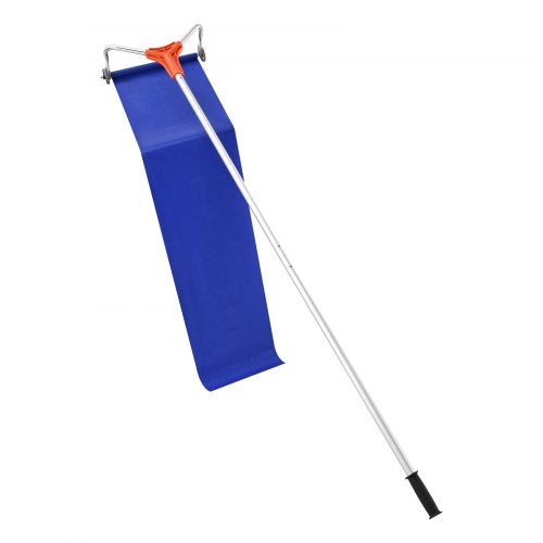 Snow Roof Rake 17 in Aluminum Blade 41172 ft Adjustable Roof Snow