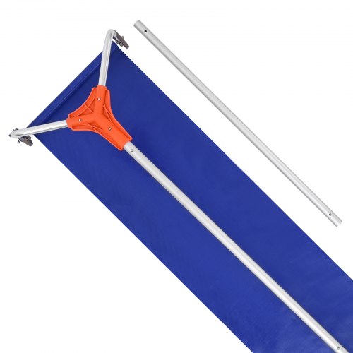 Snow Roof Rake 17 in Aluminum Blade 41172 ft Adjustable Roof Snow