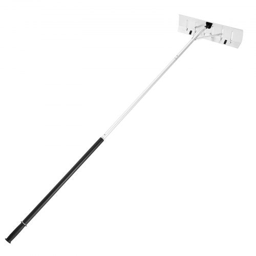 Snow Roof Rake 26 in Aluminum Blade 7520 ft Adjustable Roof Snow Scraper