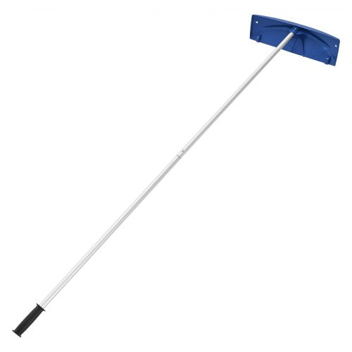 Snow Roof Rake 24 in PP Plastic Blade 38182 ft Adjustable Roof Snow