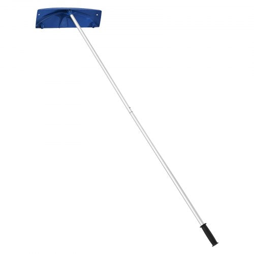Snow Roof Rake 24 in PP Plastic Blade 38182 ft Adjustable Roof Snow