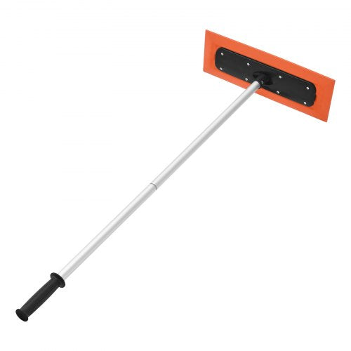 Snow Roof Rake 4ft Long Reach Car Roof Snow Scraper 17.7 in Foam Blade for No
