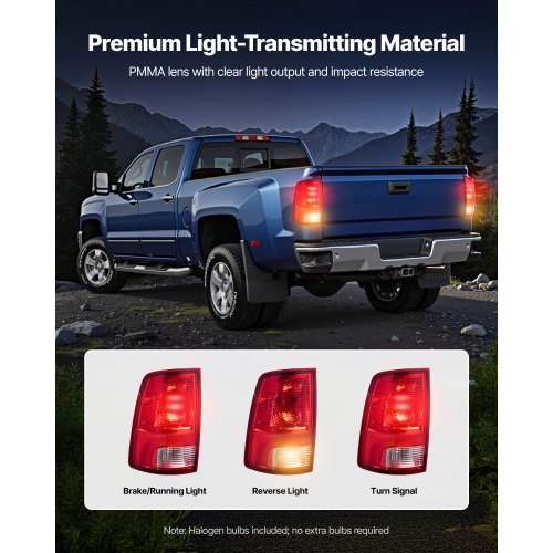 Tail Light Assembly Compatible with 20092018 Dodge Ram 1500 2500 3500