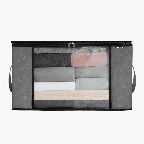 60L Large Storage Bags 6 Pack Clothes Storage Bin Foldable Closet