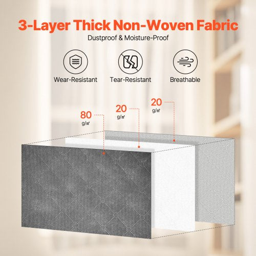 90L Large Storage Bags 6 Pack Clothes Storage Bin Foldable Closet