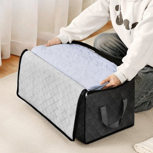 90L Large Storage Bags 6 Pack Clothes Storage Bin Foldable Closet