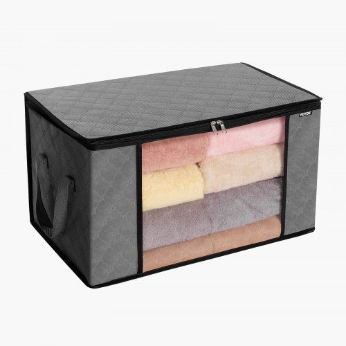 90L Large Storage Bags 6 Pack Clothes Storage Bin Foldable Closet