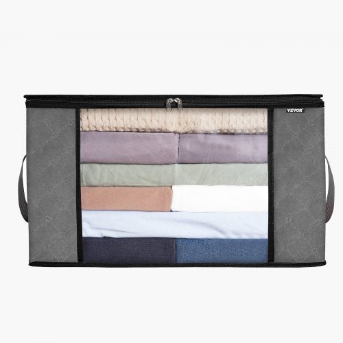 90L Large Storage Bags 6 Pack Clothes Storage Bin Foldable Closet