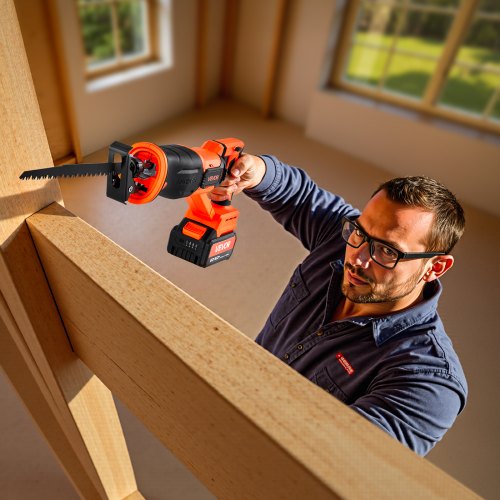 Cordless Reciprocating Saw 20 V 3000 SPM Variable Speed 1 inch Stroke