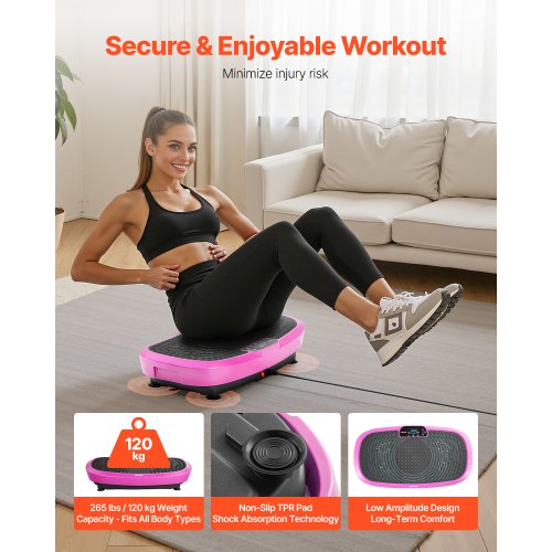 Vibration Plate Exercise Machine Full Body Shaker with Magnetic Acupoints