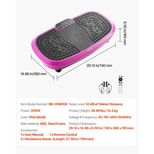 Vibration Plate Exercise Machine Full Body Shaker with Magnetic Acupoints