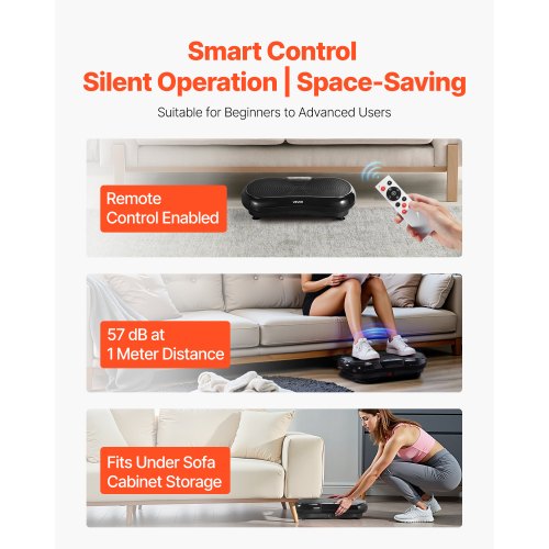 Vibration Plate Exercise Machine Whole Body Shaker for Lymphatic Drainage