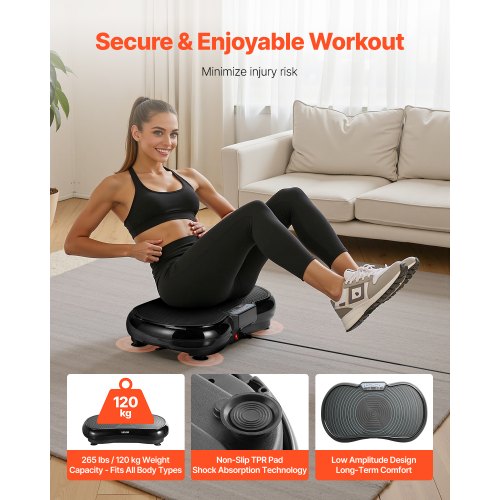 Vibration Plate Exercise Machine Whole Body Shaker for Lymphatic Drainage