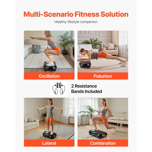 Vibration Plate Exercise Machine Whole Body Shaker for Lymphatic Drainage