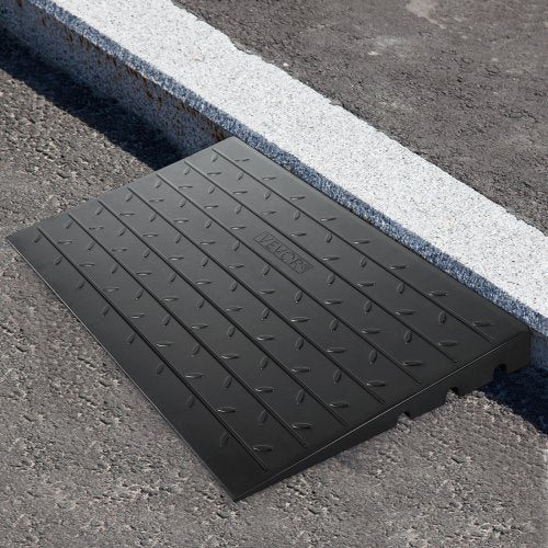 Rubber Threshold Ramp 4 Rise Threshold Ramp Doorway 3 Channels Cord