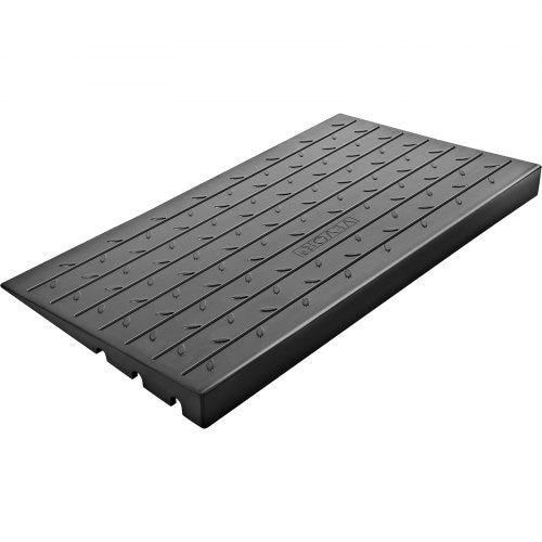 Rubber Threshold Ramp 4 Rise Threshold Ramp Doorway 3 Channels Cord