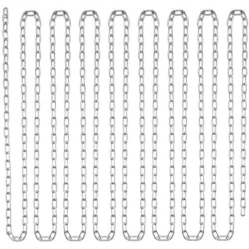 Proof Coil Chain 18 x 33 350 lbs Safe Working Load Zinc Plated Proof