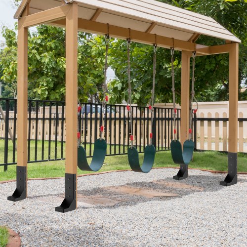 Fence Post Anchor Repair Kit 4 Pack Inner Diameter 35 x35 Inches Heavy