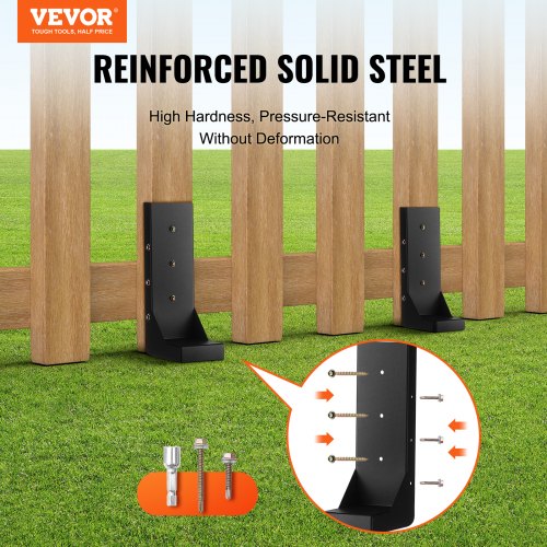Fence Post Anchor Repair Kit 6 Pack Inner Diameter 35 x35 Inches Heavy