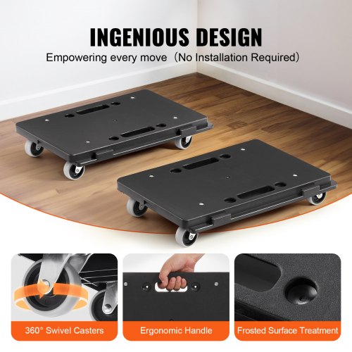 Furniture Dolly 500 lbs Capacity Each Count Furniture Mover with Wheels