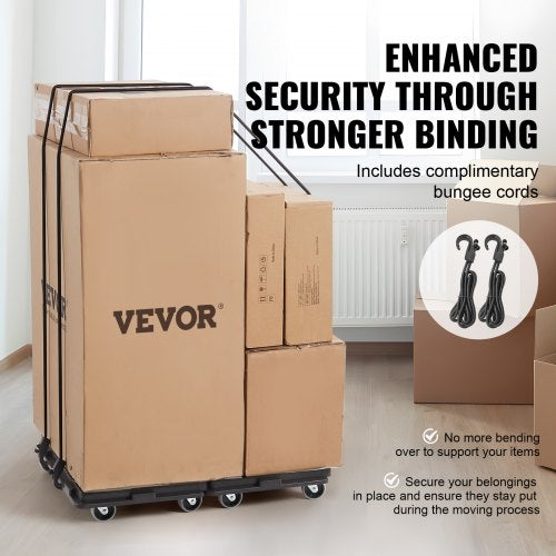 Furniture Dolly 500 lbs Capacity Each Count Furniture Mover with Wheels