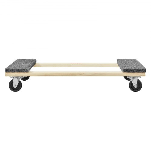 Furniture Dolly 1000 lbs Load Capacity 18 x 30 4 x 3 PP Swivel